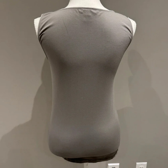 Ann Taylor Grey Tank Top Sz M - Picture 2 of 4